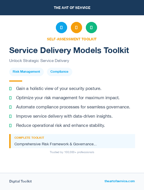 Service Delivery Models Toolkit