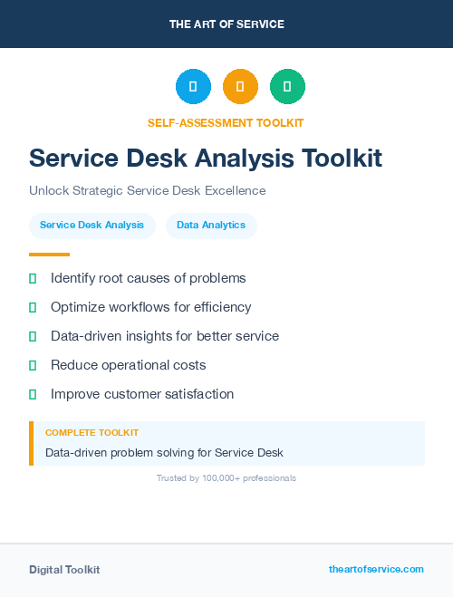 Service Desk Analysis Toolkit