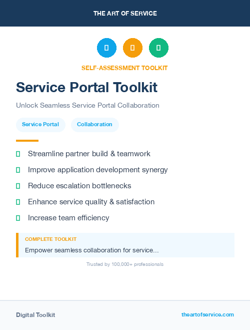 Service Portal Toolkit