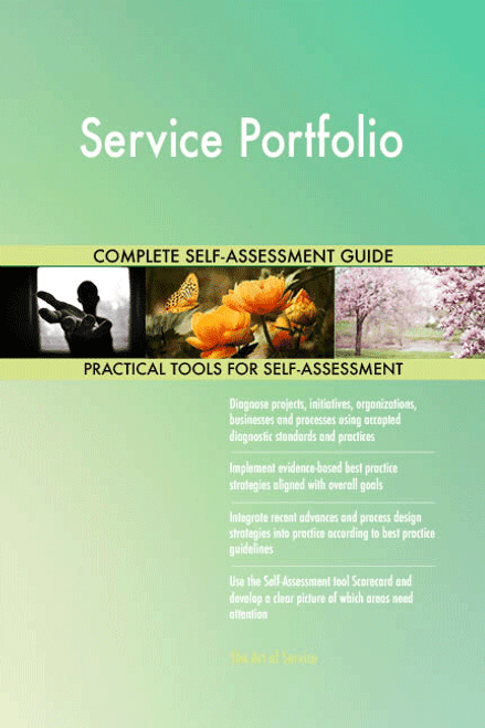 Service Portfolio Toolkit