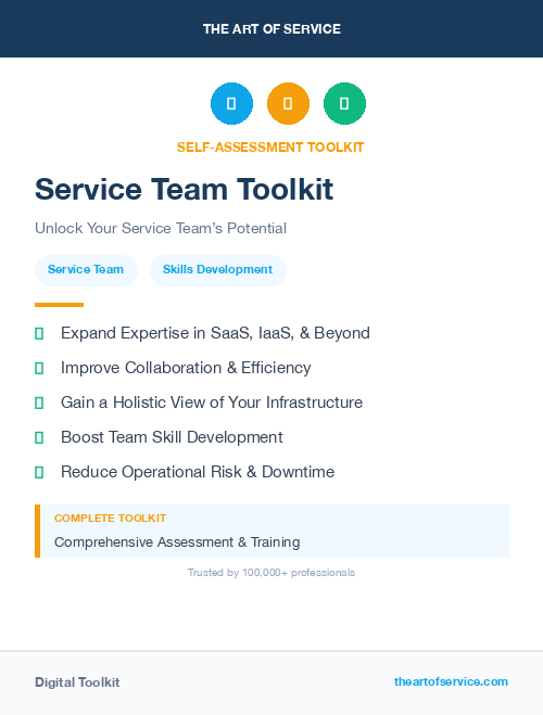 Service Team Toolkit