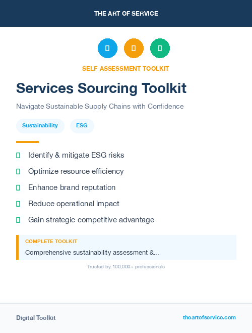 Services Sourcing Toolkit