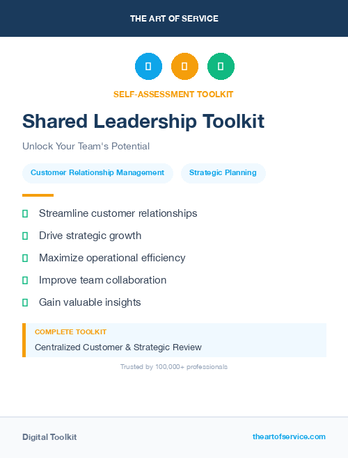 Shared Leadership Toolkit