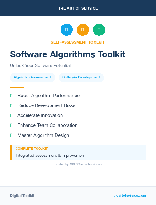 Software Algorithms Toolkit