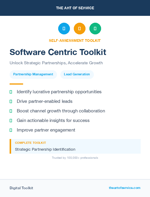 Software Centric Toolkit