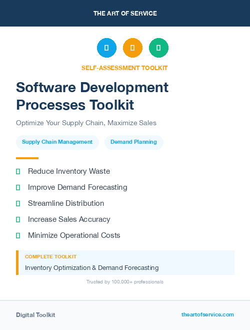 Software Development Processes Toolkit