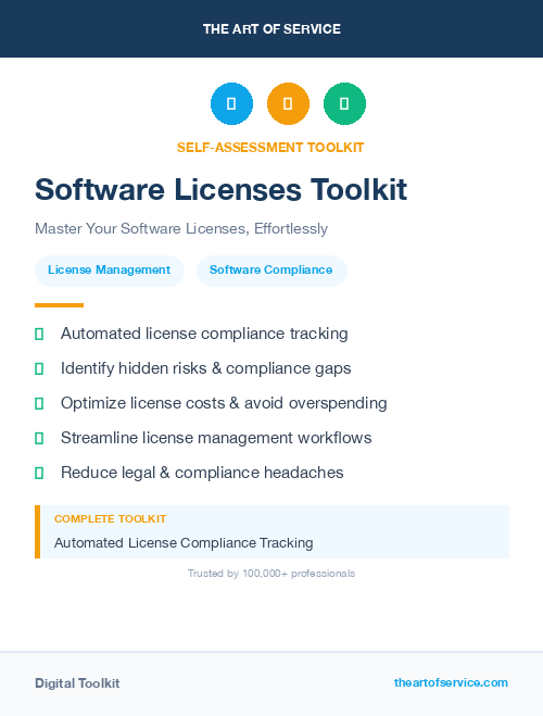 Software Licenses Toolkit