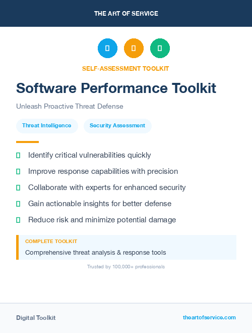 Software Performance Toolkit