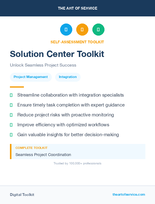 Solution Center Toolkit