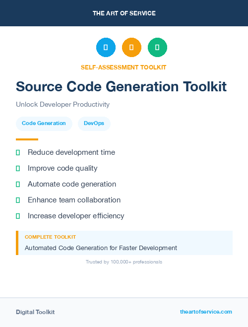 Source Code Generation Toolkit