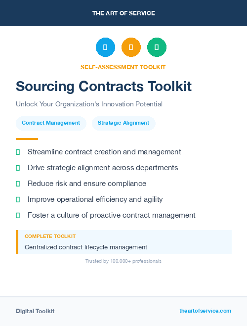 Sourcing Contracts Toolkit