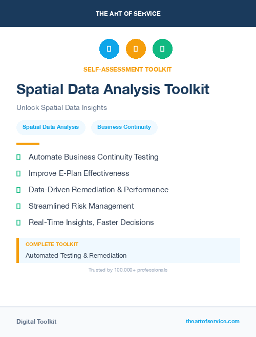 Spatial Data Analysis Toolkit