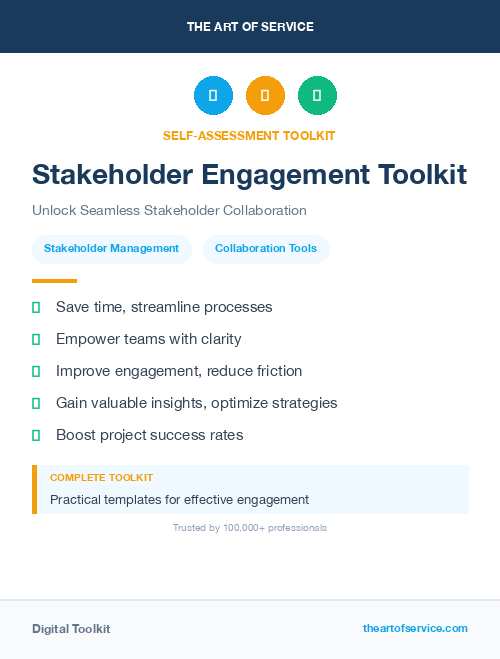 Stakeholder Engagement Toolkit