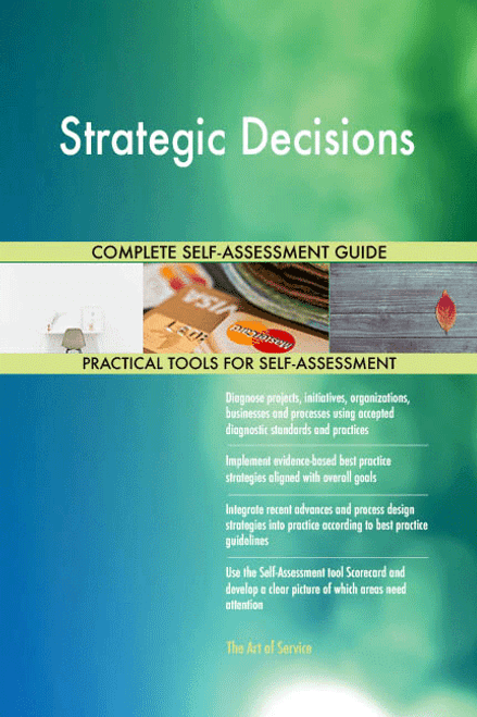 Strategic Decisions Toolkit
