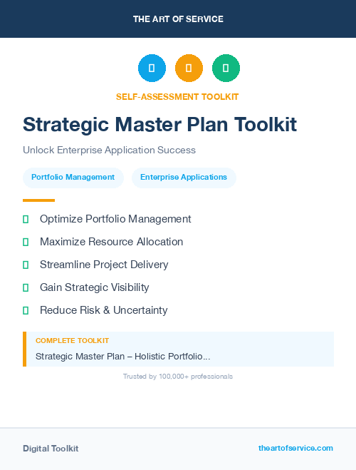 Strategic Master Plan Toolkit
