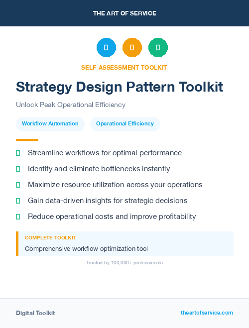Strategy Design Pattern Toolkit