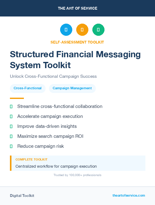 Structured Financial Messaging System Toolkit
