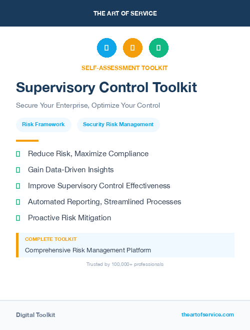 Supervisory Control Toolkit