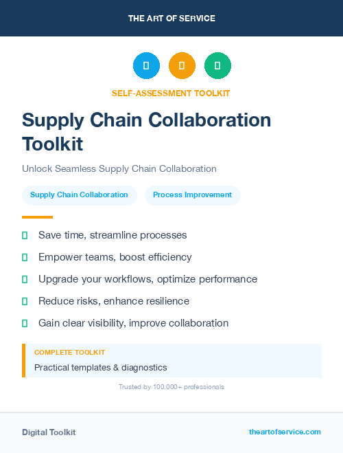 Supply Chain Collaboration Toolkit