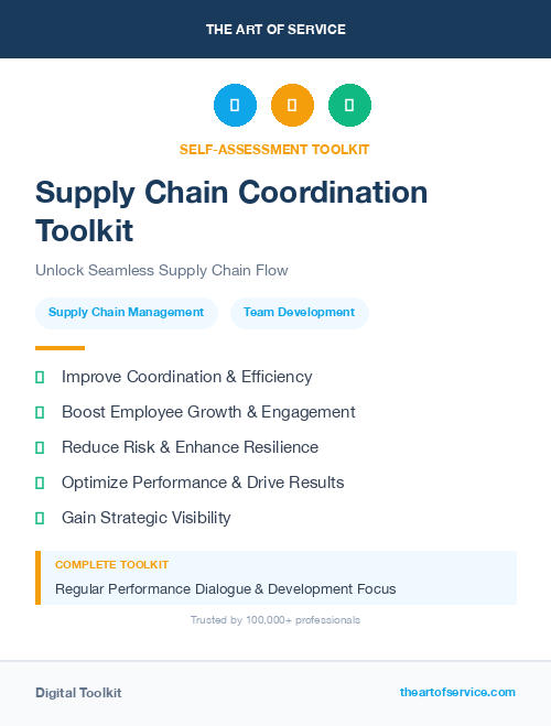 Supply Chain Coordination Toolkit