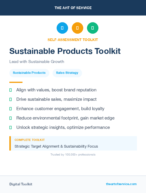 Sustainable Products Toolkit