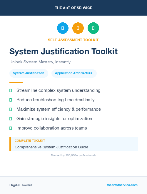 System Justification Toolkit