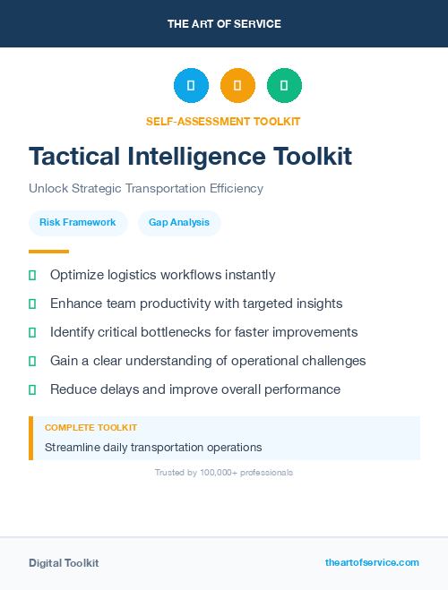 Tactical Intelligence Toolkit