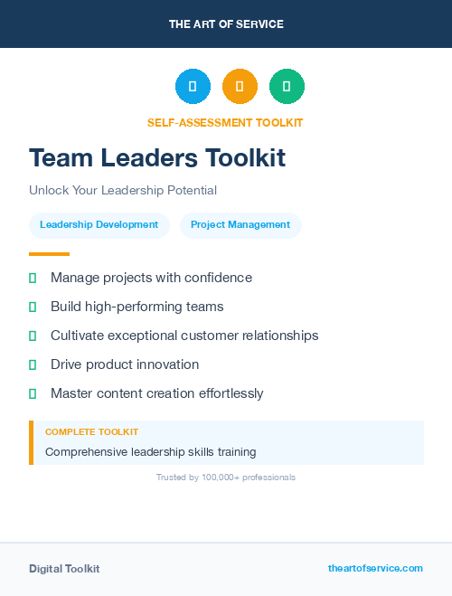 Team Leaders Toolkit
