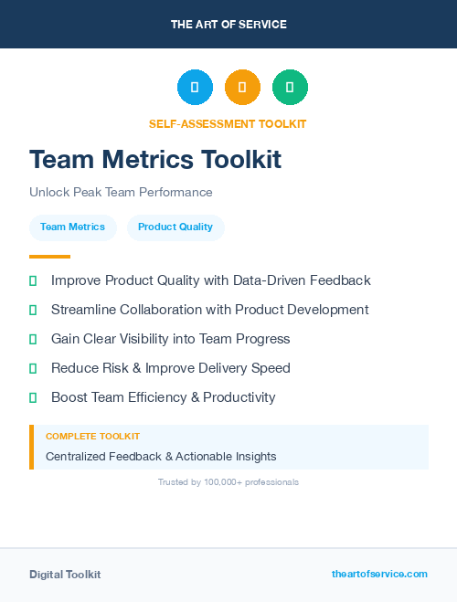 Team Metrics Toolkit