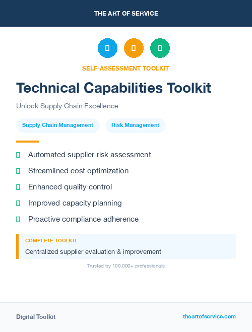 Technical Capabilities Toolkit