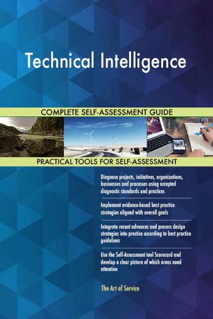 Technical Intelligence Toolkit Technical Intelligence Toolkit