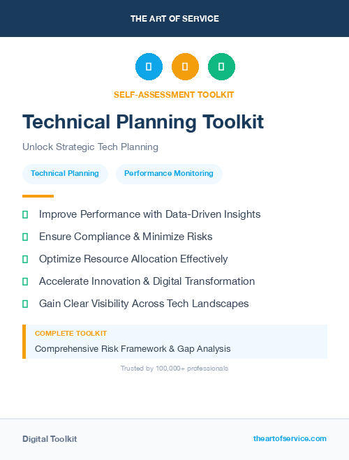 Technical Planning Toolkit