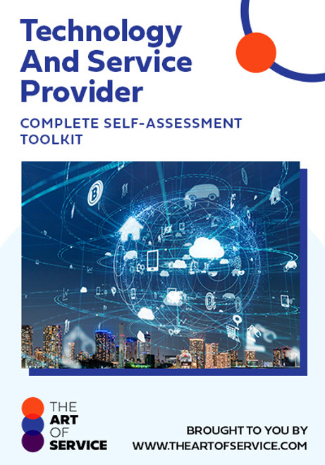 Technology And Service Provider Toolkit