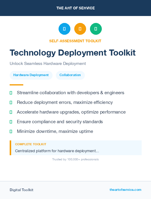 Technology Deployment Toolkit
