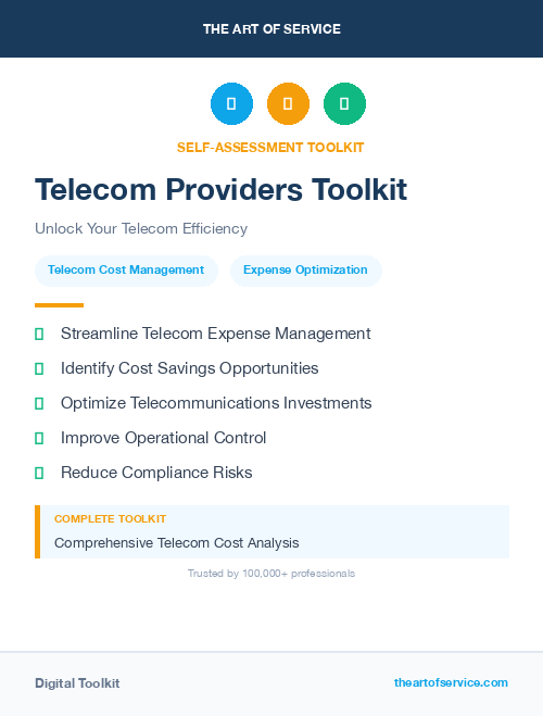 Telecom Providers Toolkit