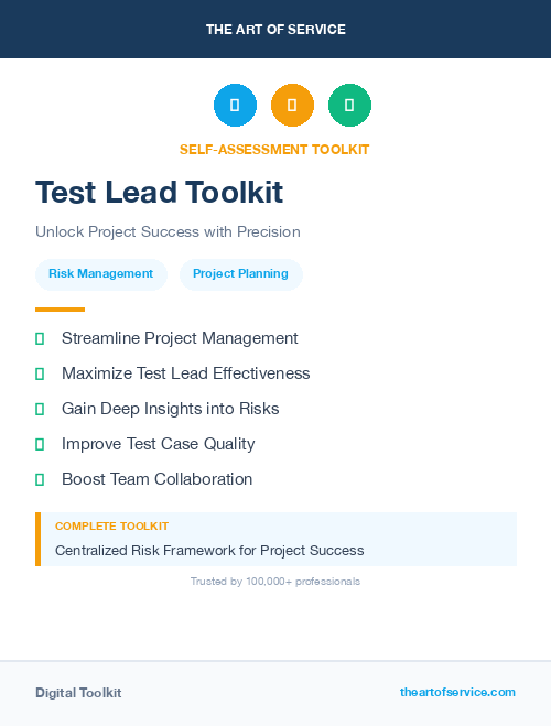 Test Lead Toolkit