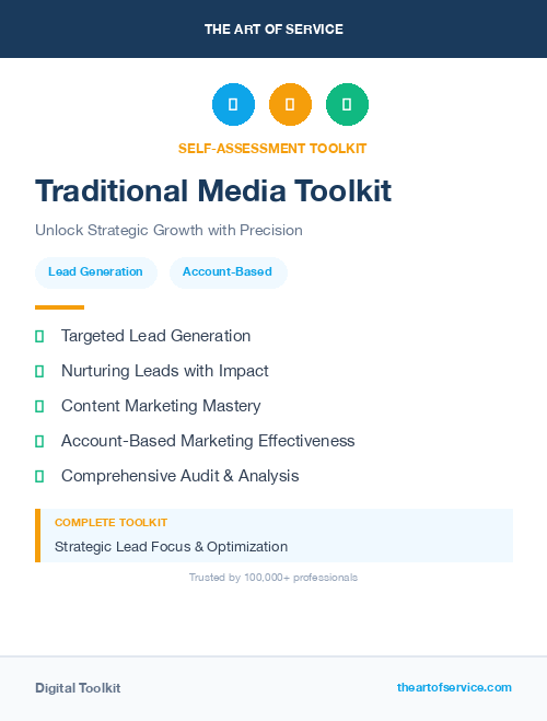 Traditional Media Toolkit