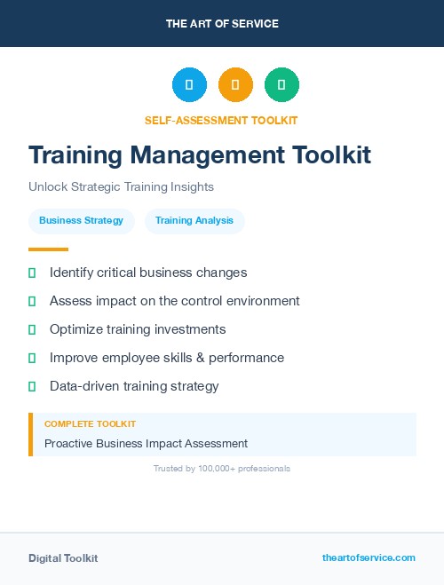 Training Management Toolkit