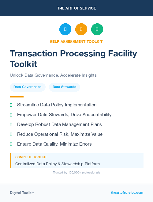 Transaction Processing Facility Toolkit