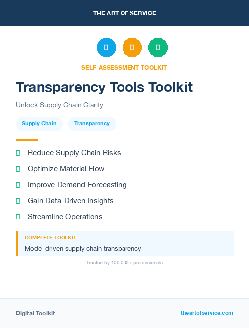 Transparency Tools Toolkit