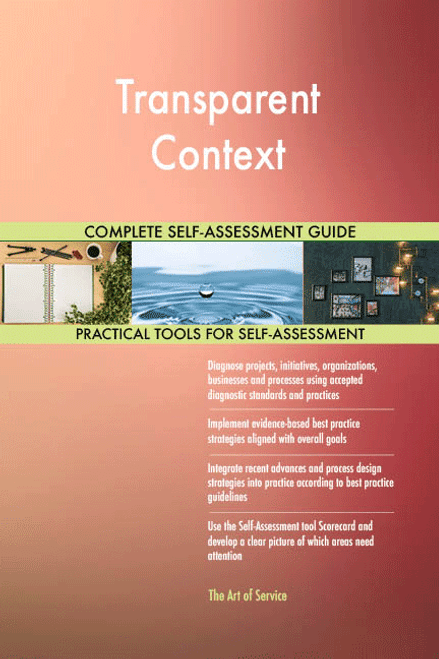 Transparent Context Toolkit Transparent Context Toolkit