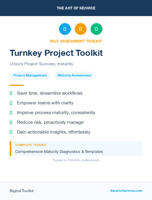 Turnkey Project Toolkit