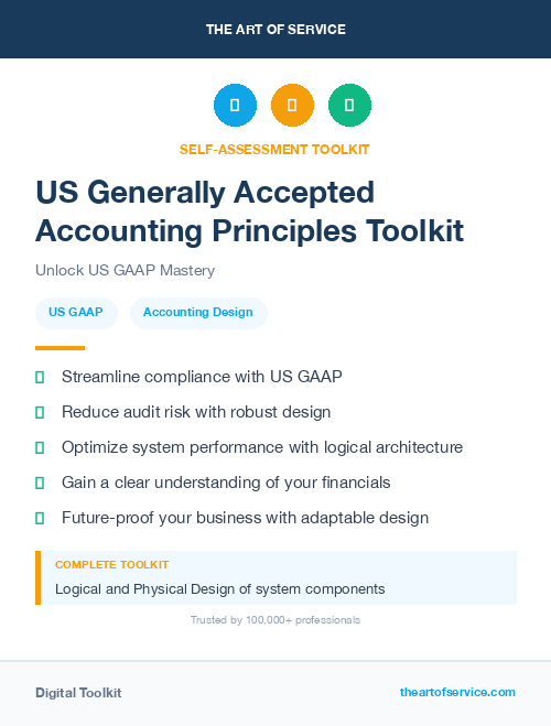 US Generally Accepted Accounting Principles Toolkit
