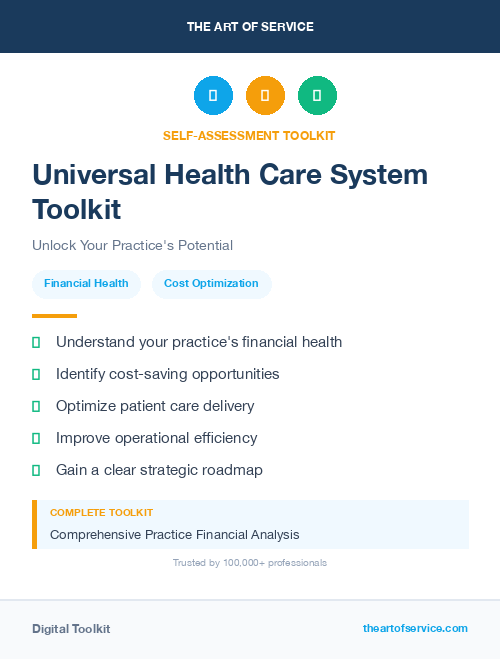 Universal Health Care System Toolkit