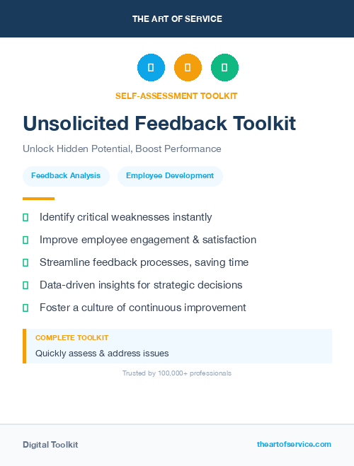 Unsolicited Feedback Toolkit