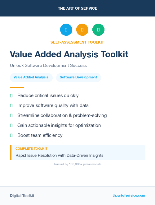 Value Added Analysis Toolkit