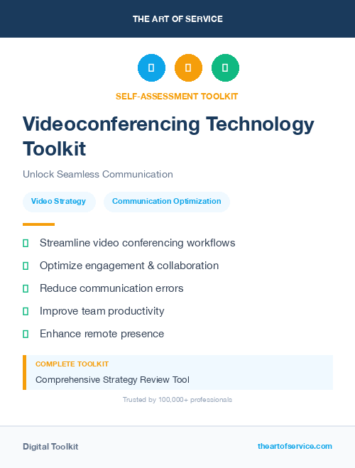 Videoconferencing Technology Toolkit