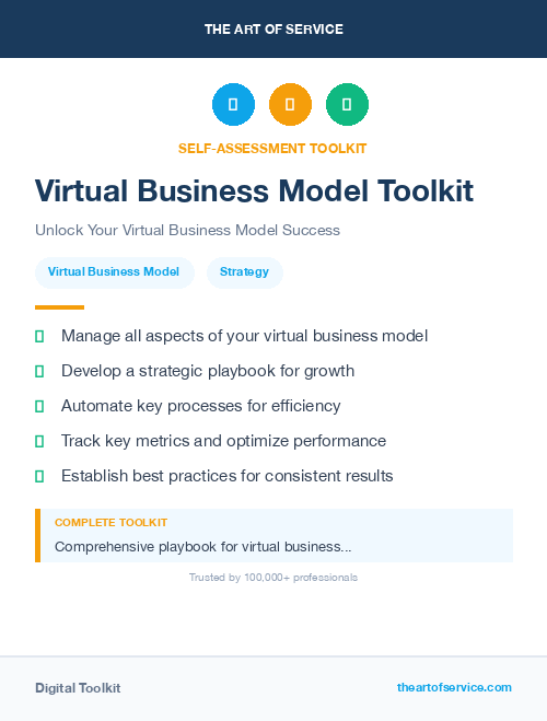 Virtual Business Model Toolkit