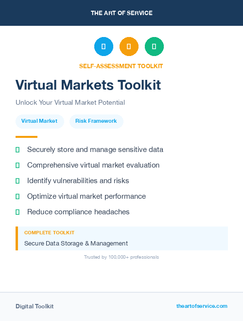 Virtual Markets Toolkit