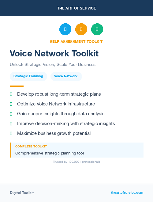 Voice Network Toolkit